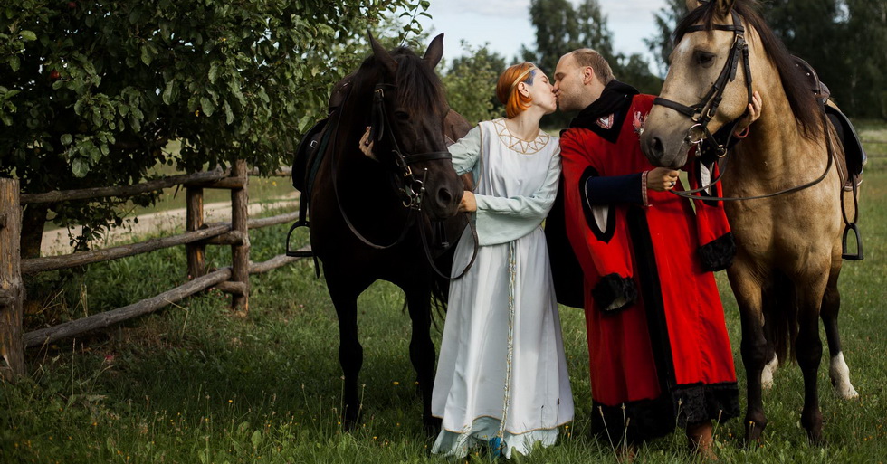 свадьба в средневековом стиле фото